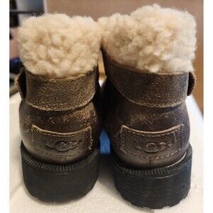 UGG Australia BENSON Buckle Sheepskin waterproof Ankle Boots 1095151 size 7